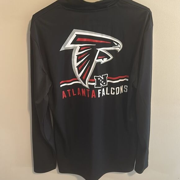 Atlanta Falcons NFL 1/4 Zip Light Pullover. Size Medium - Picture 2 of 5